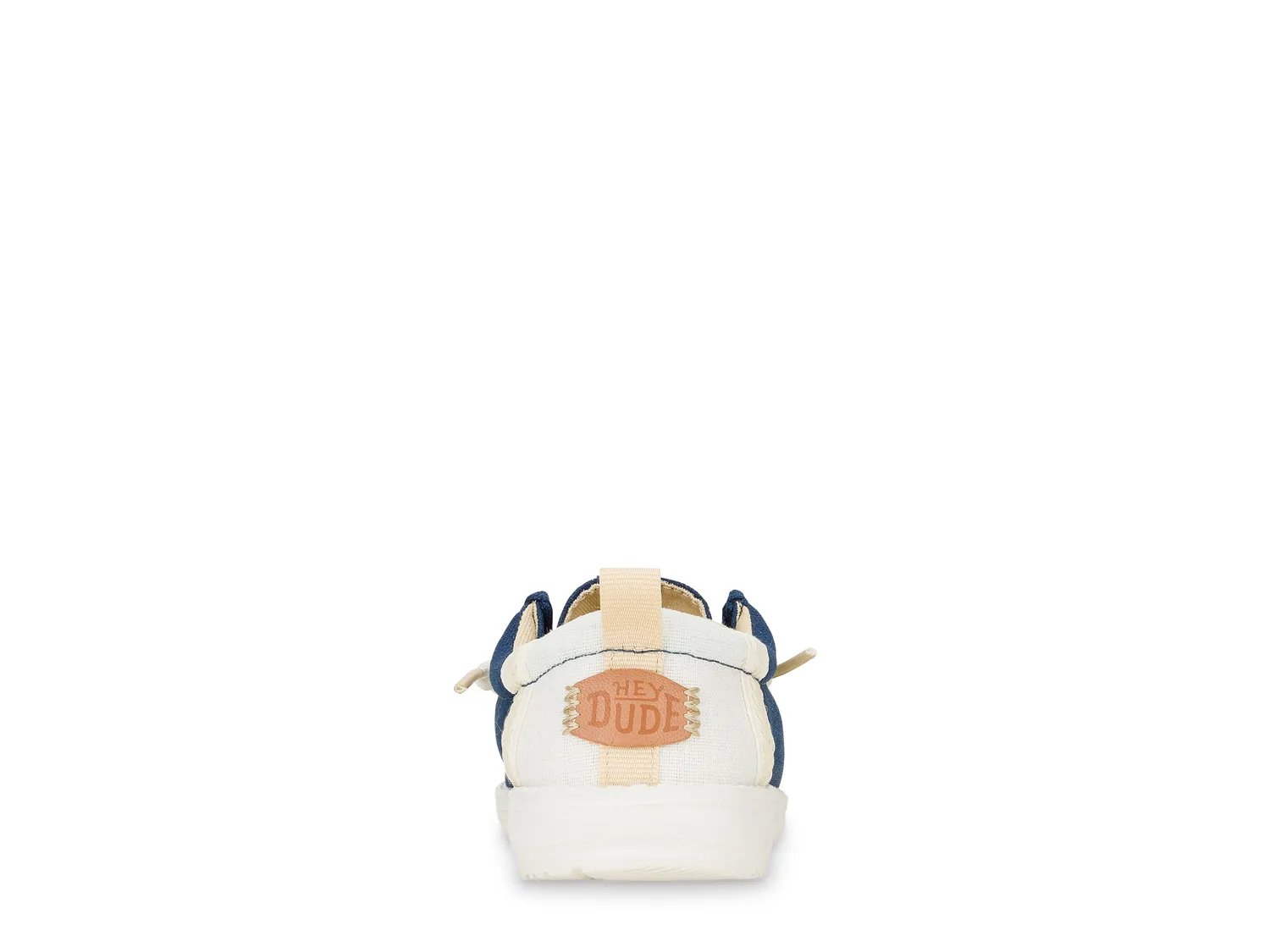 Кроссовки HEYDUDE Wally Summer Linen Slip-On - Kids', синий/белый — фото 4