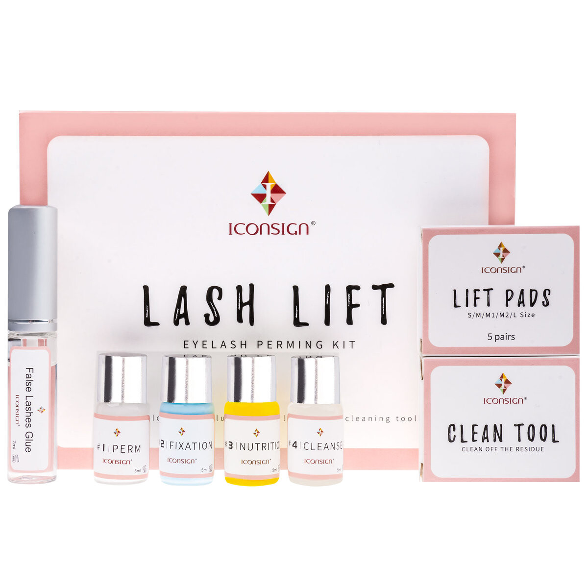 

Набор для лифтинга ресниц ICONSIGN LASH LIFT - IKA-001U Inna marka