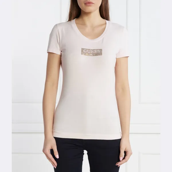 

Облегающая футболка Guess, розовый