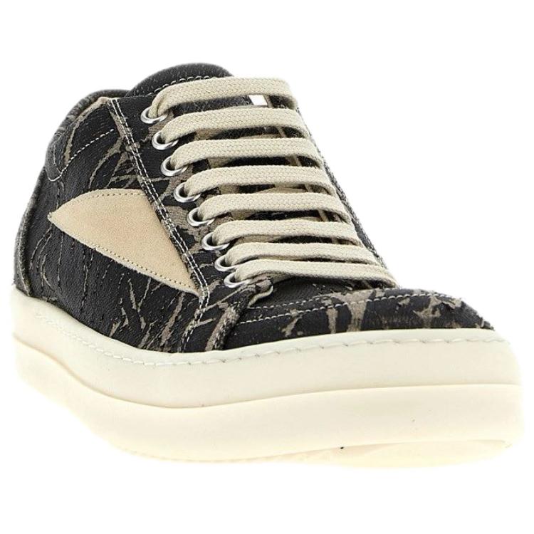 Rick Owens DRKSHDW Низкие скейтерские кроссовки мужские черные — фото 4