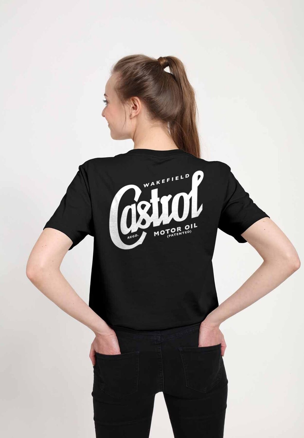 

Футболка с принтом CASTROL SCRIPT Henry Tiger, черный