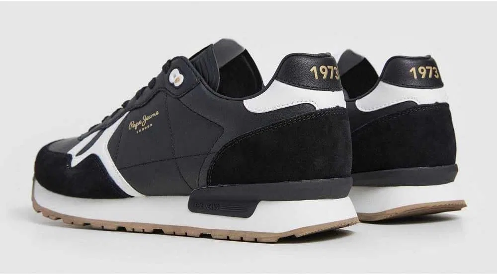 Мужские кроссовки Pepe Jeans Brit Supra M, Black — фото 4