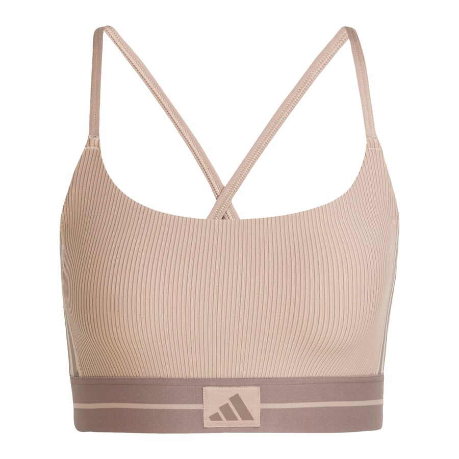 

Спортивный бюстгальтер-бралетт ADIDAS PERFORMANCE Hyperglam, цвет Mocha/Light brown