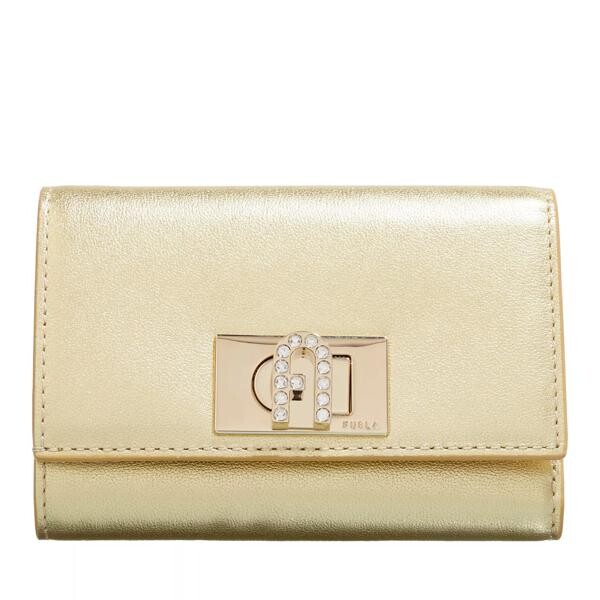 

Кошелек furla 1927 m compact wallet color Furla, желтый