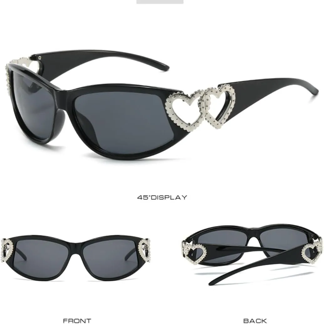 

Модные солнцезащитные очки для женщин и мужчин, стильные панк-очки с градиентным покрытием, защита от УФ-излучения UV400, защитные очки-маски VVTWSSW, White Pink