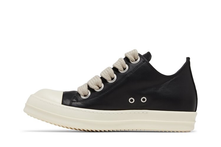 Кроссовки Rick Owens Porterville Jumbo Laced Low, цвет Black Pearl — фото 3