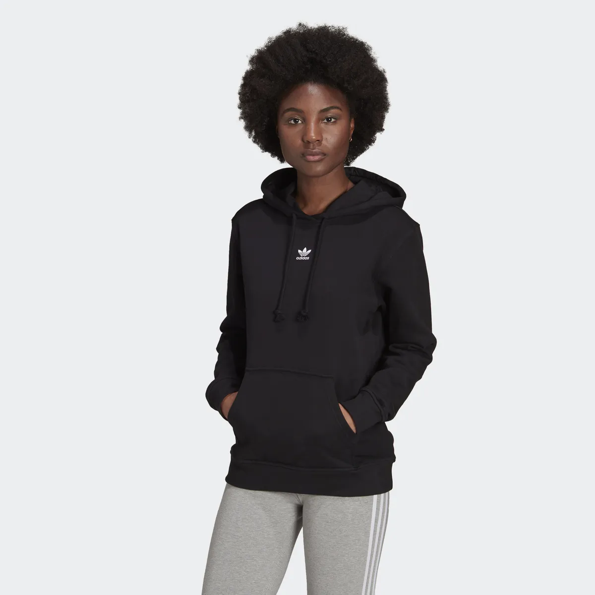 

Толстовка Adidas Originals с капюшоном "ADICOLOR ESSENTIALS HOODIE", черный