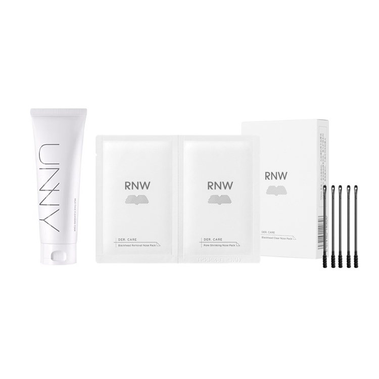 

Наборы для ухода за кожей Unisex RNW, cleansing 120g + 1 box of nasal strips