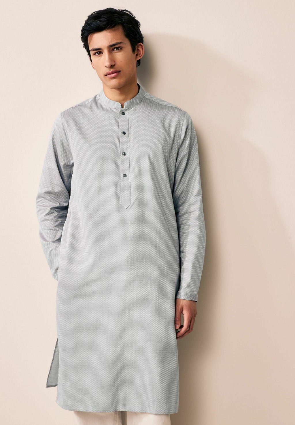 

Рубашка REGULAR FIT TEXTURED SIGNATURE Next, серый