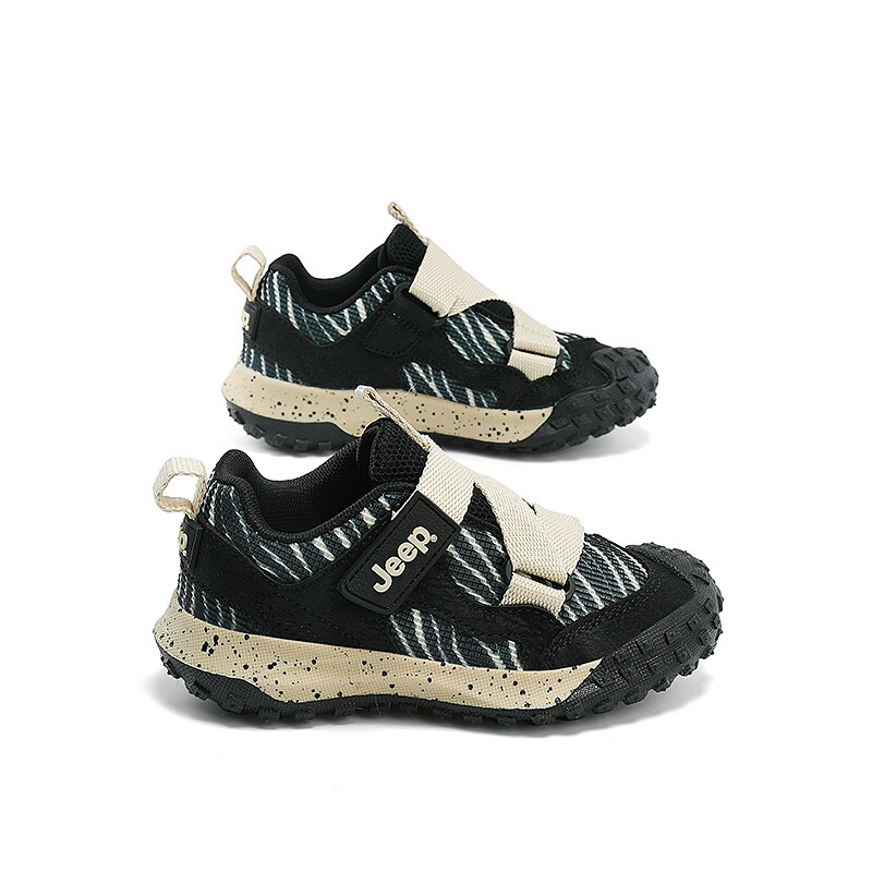 Кроссовки Jeep Kids Lifestyle Shoes Kids Low-top Beige, бежевый/черный — фото 4