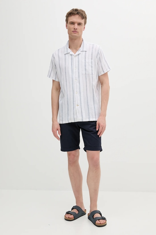 

Рубашка Garnock Stripe S/S Regular Fit (короткий рукав, классический крой) Barbour, белый