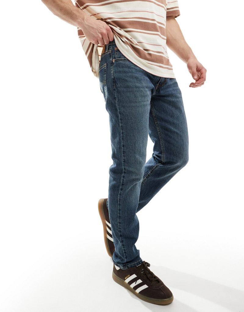 

Levi's – 502 – Синие зауженные джинсы