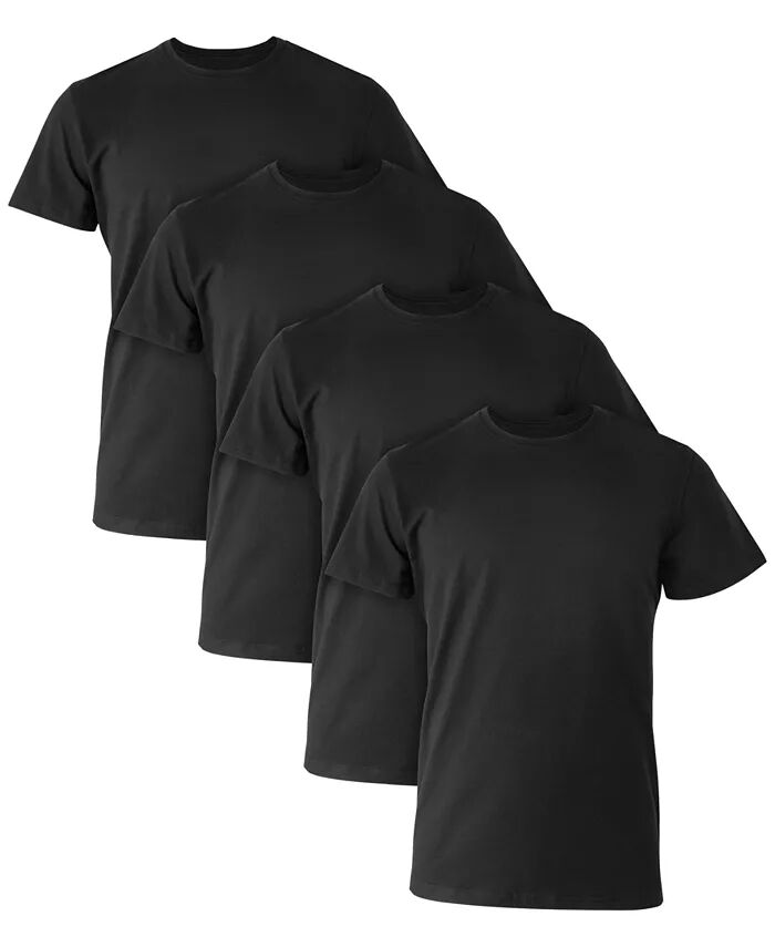 

Мужские футболки Ultimate, 4 шт., влагоотводящие, эластичные Hanes, черный