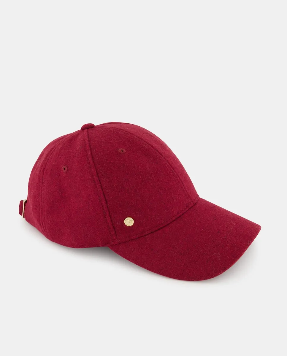 

Бейсболка в стиле Baseball Cap из вельвета Nine West, красный