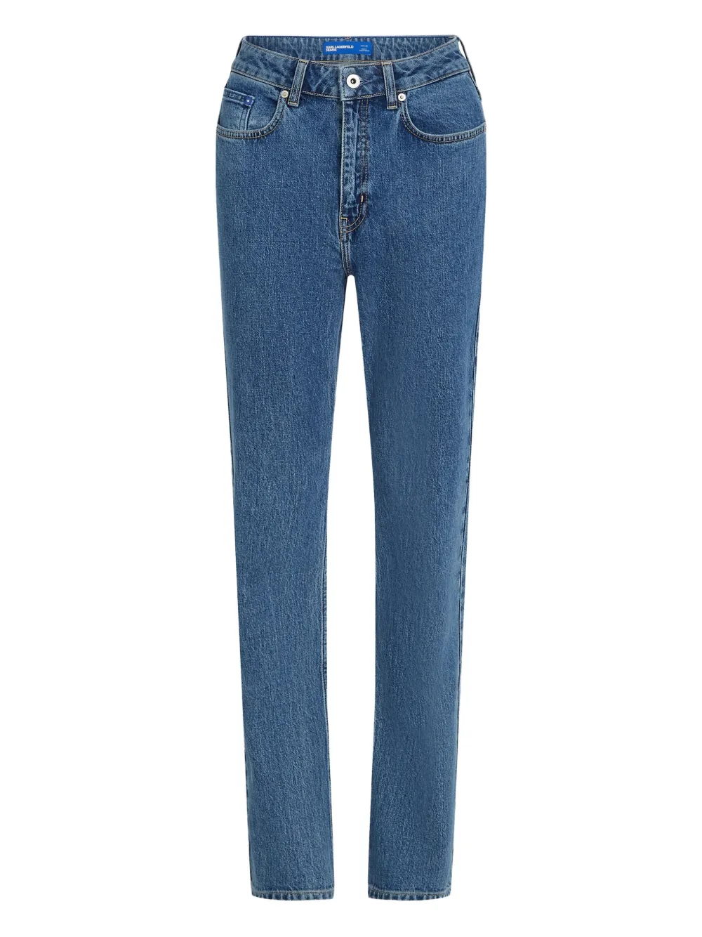 

Прямые джинсы с нашивкой-логотипом Karl Lagerfeld Jeans, синий