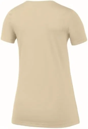 Футболка женская Nike Pro Allover Mesh, Vegas Gold — фото 2