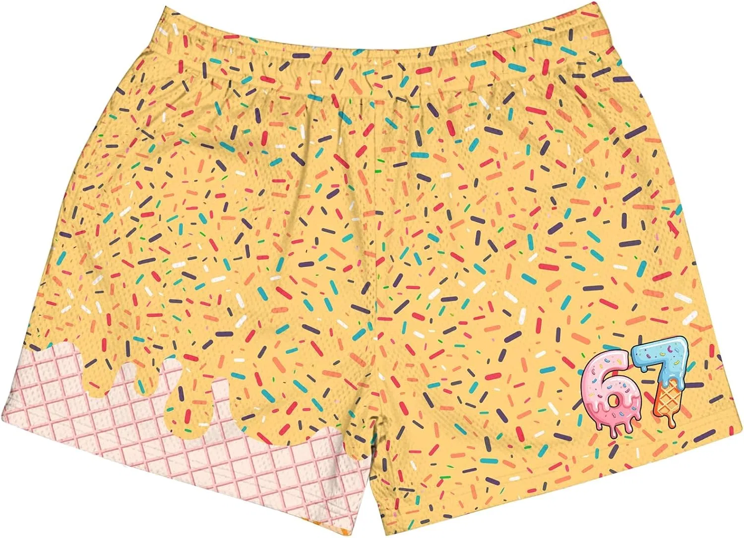 Шорты для мальчиков Ice Cream Drip, Light Yellow
