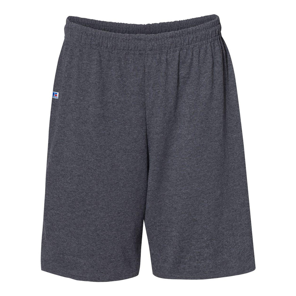 

Шорты Russell Athletic Essential Jersey из хлопка с карманами, цвет black heather