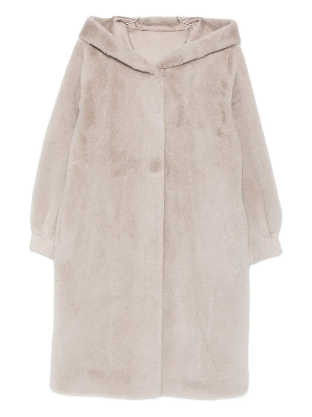 

Пальто Calotta с капюшоном из искусственного меха Marella, нейтральный