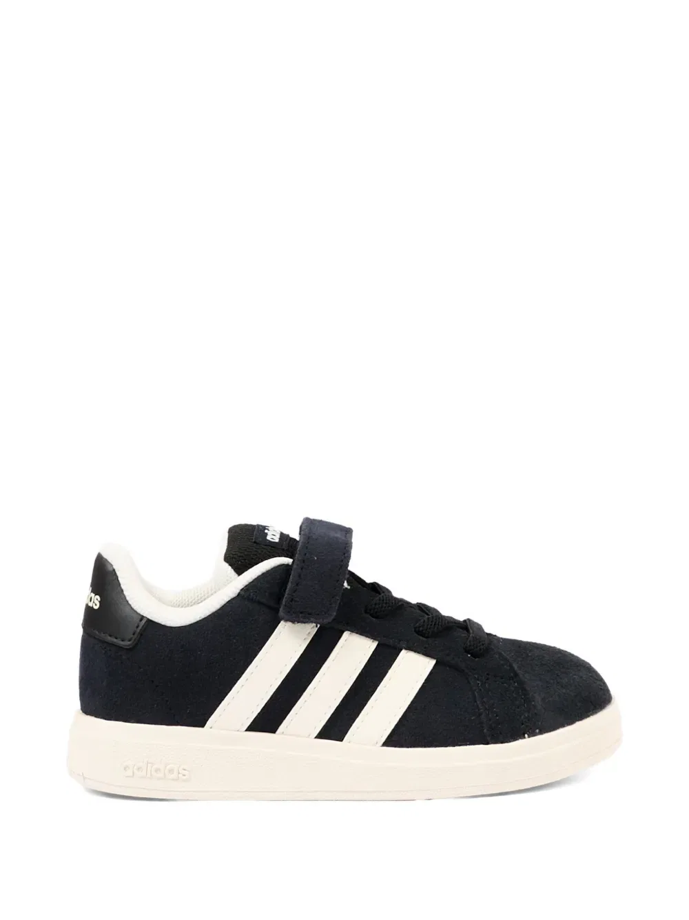 Кроссовки Grand Court 2.0 на шнуровке Adidas Kids, черный — фото 2