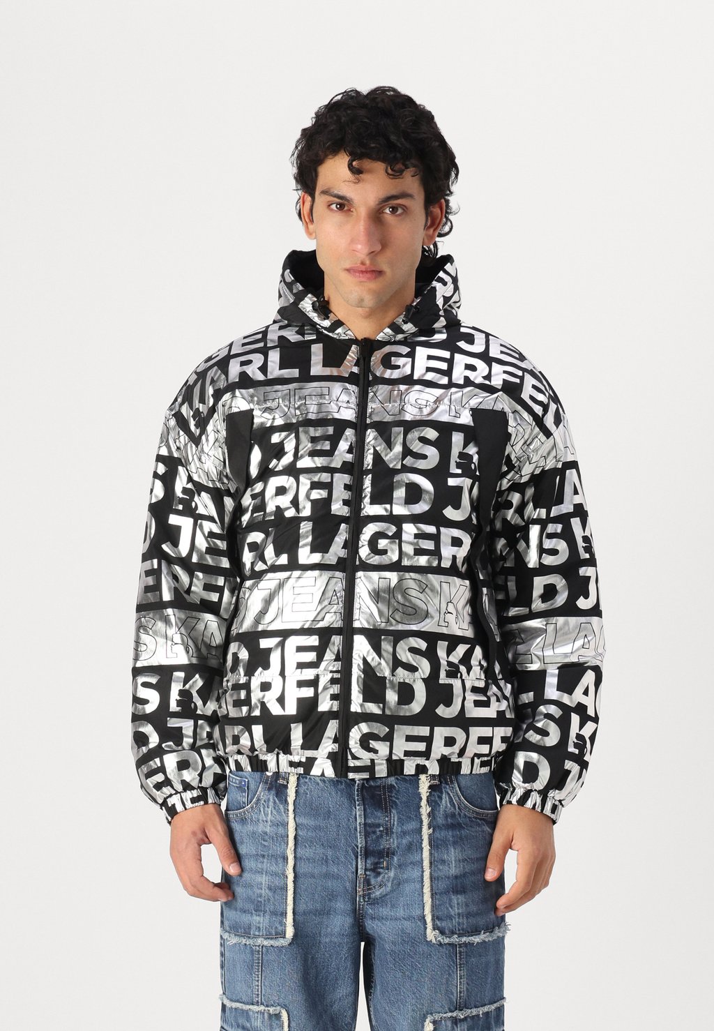 

Легкая куртка LIGHT PADDED JACKET Karl Lagerfeld Jeans, серый