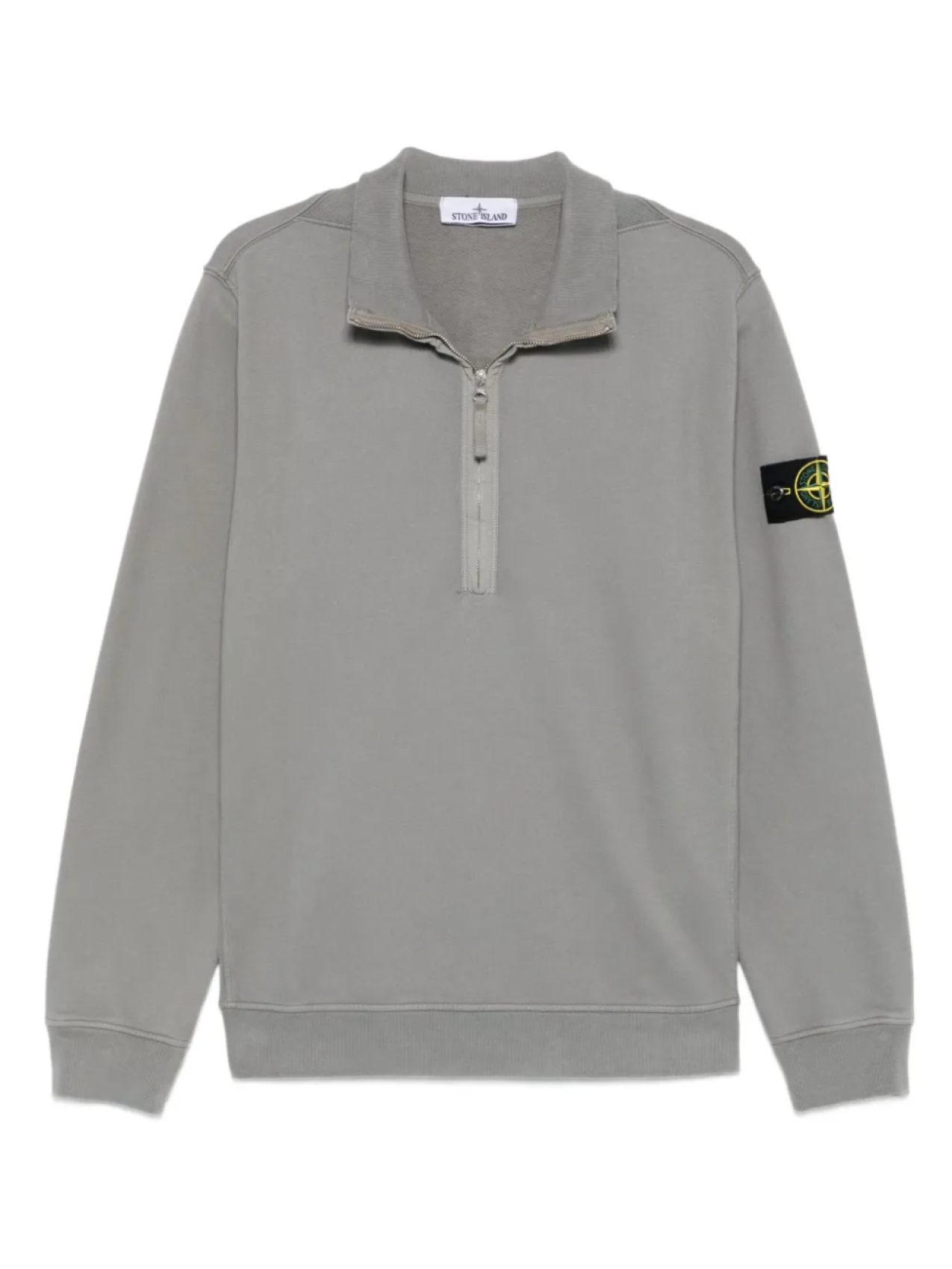 

Толстовка Stone Island из ворсованного флиса, серый