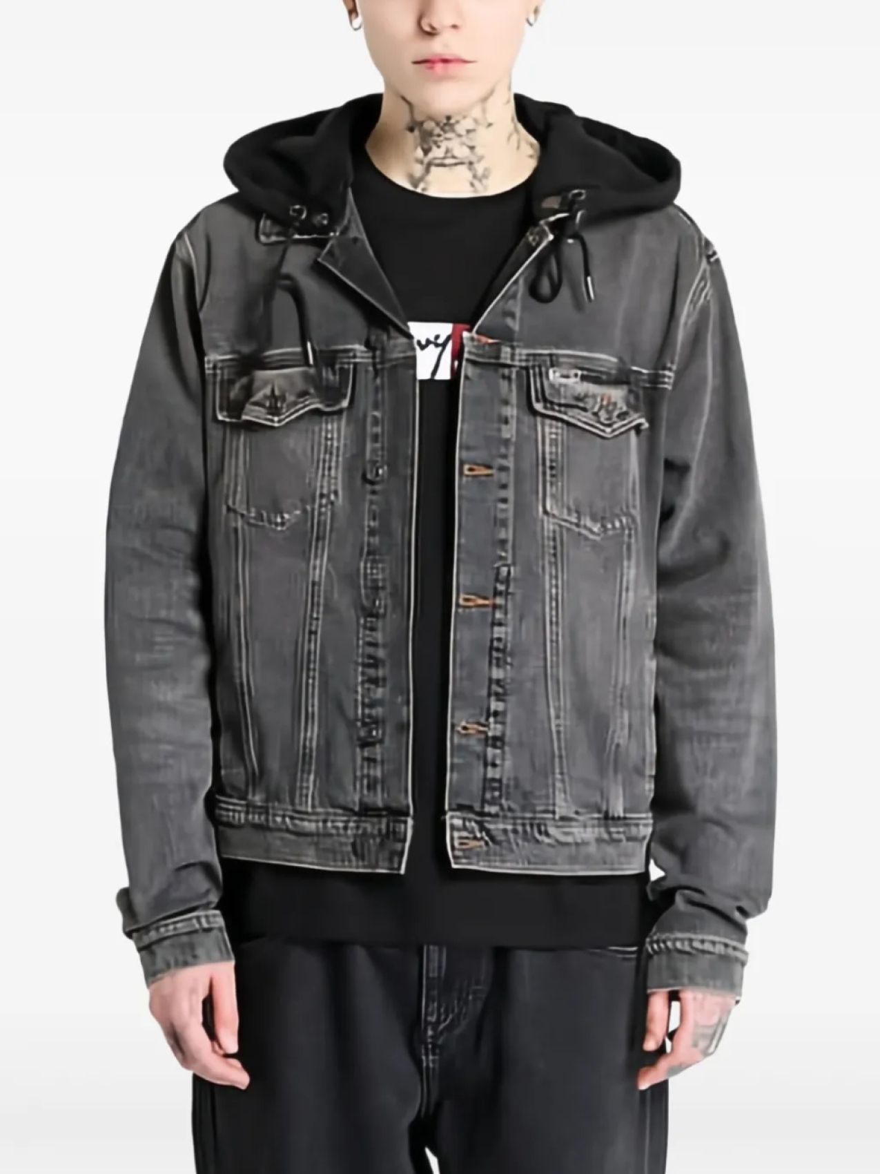 

Джинсовая куртка Tommy Jeans Ryan Regular Trucker, черный