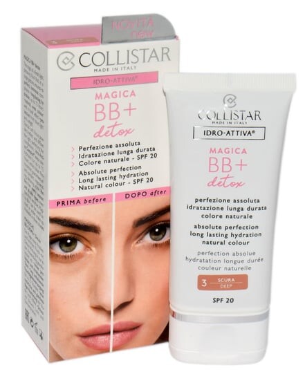 

Крем-краска 3 Темный, SPF 20, 50 мл Collistar, Magica BB + Detox