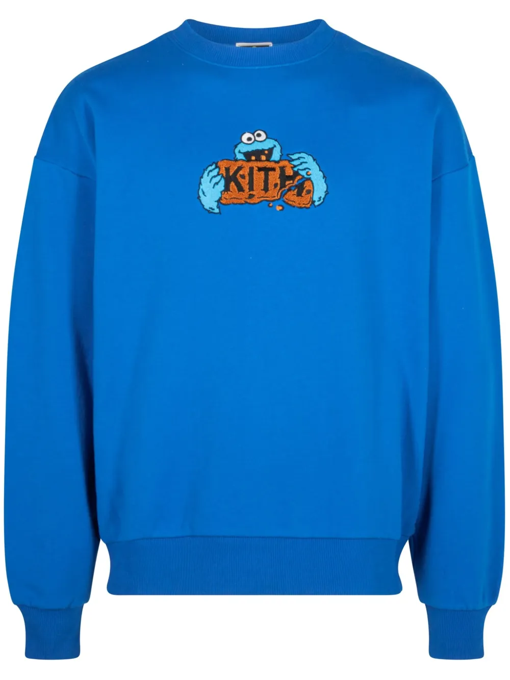 

Толстовка Sesame Street Cookie Monster Nelson Voyage KITH, синий
