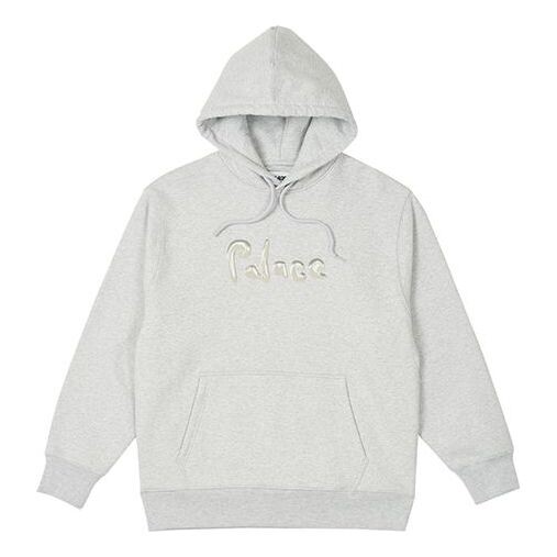 

Толстовка liquid hoodie 'grey marl' Palace, серый