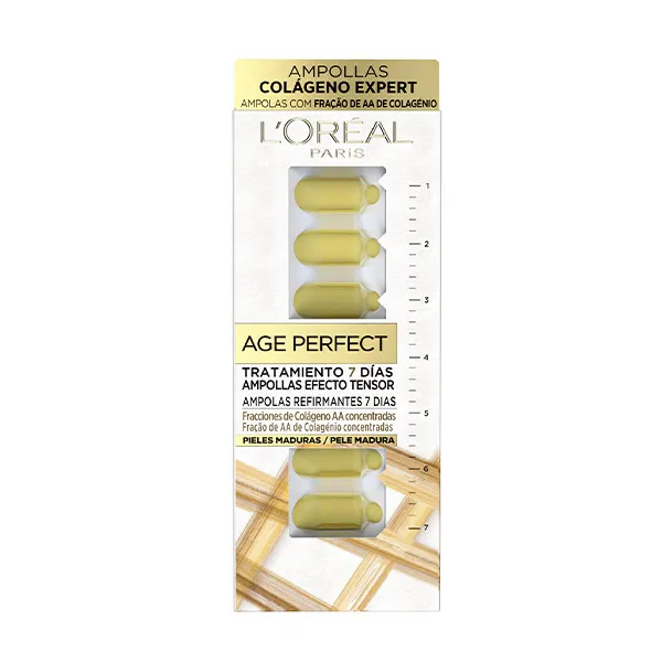 

Укрепляющие коллагеновые ампулы Ampollas Age Perfect L'Oreal, 7 UD