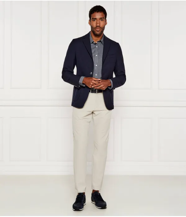 Элегантная куртка p-hanry-wg-253 Slim fit Boss, синий — фото 2