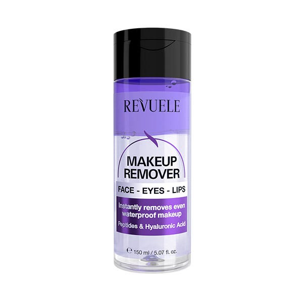 

Средство для снятия макияжа с лица, глаз и губ REVUELE Make Up Remover, 150 мл