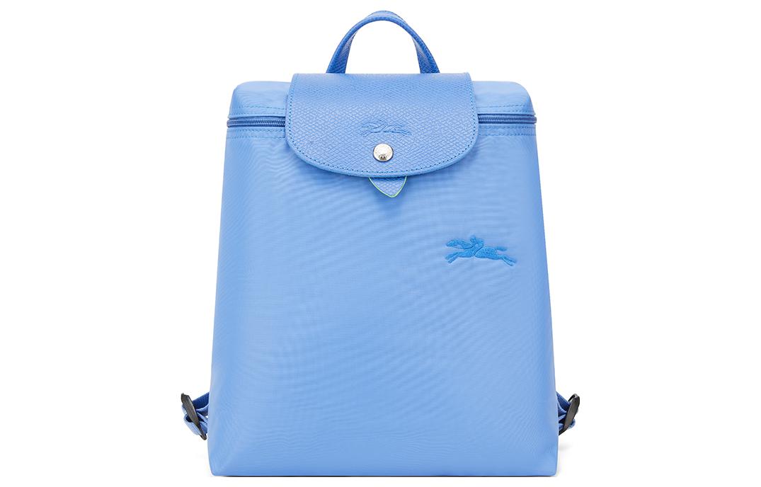 

Полиамидный рюкзак женский голубой LONGCHAMP