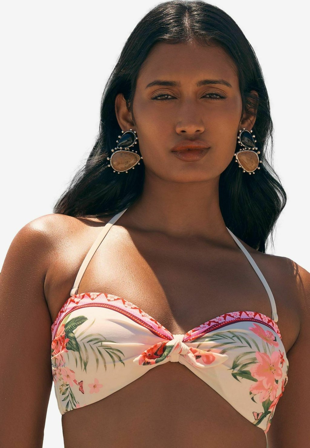 

Верх бикини PRINTED Love & Roses, розовый