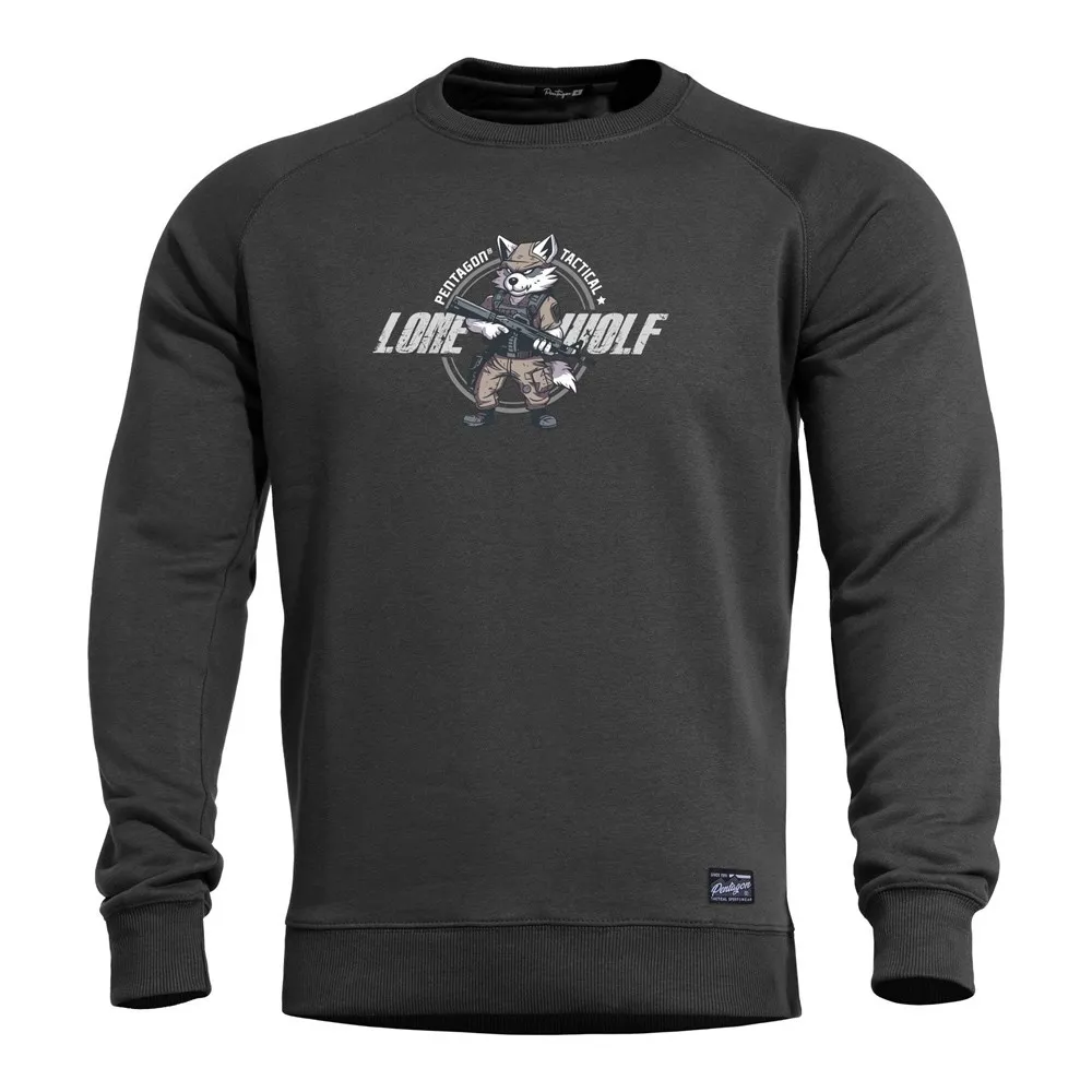 

Толстовка Pentagon Hawk Lone Wolf, черный