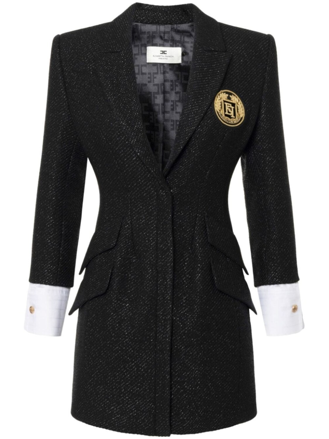 

Elisabetta Franchi пальто мини-платье, черный