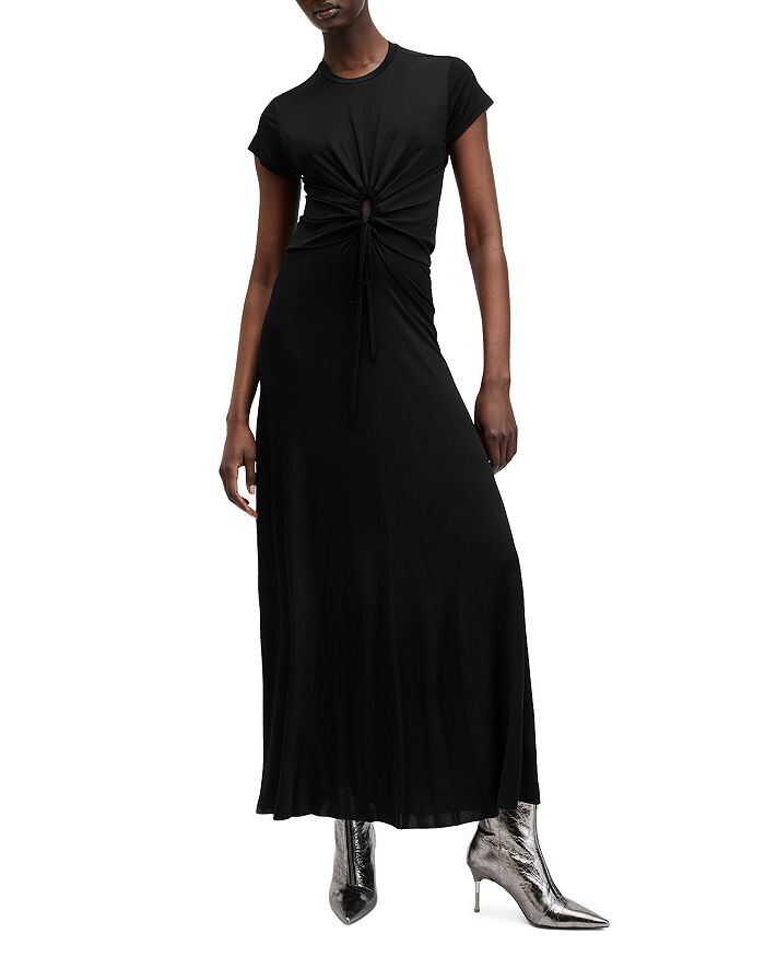 

Платье ALLSAINTS Xylia, черный