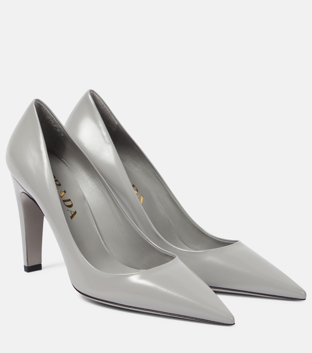 Кожаные лоферы Prada, Nube