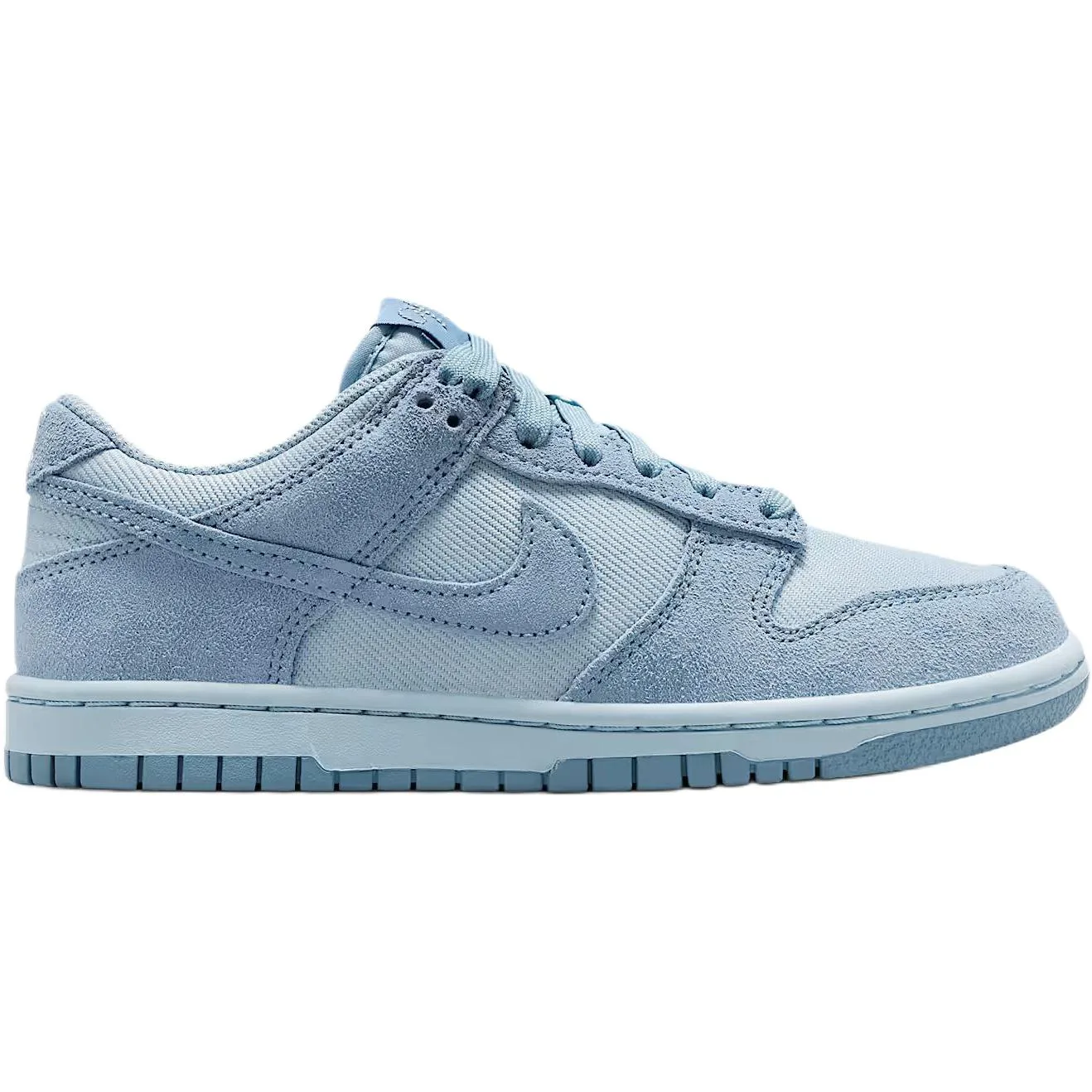 Nike Кроссовки для скейтбординга dunk low top kids' синие unisex — фото 3