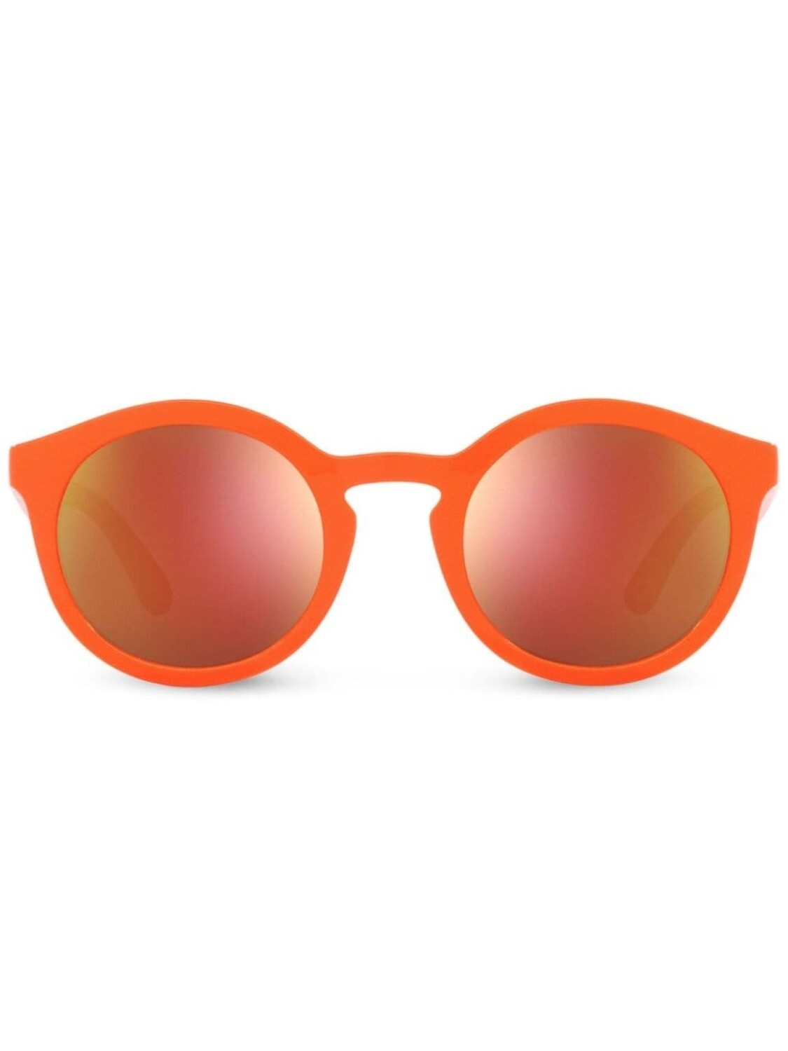 

Dolce & Gabbana Eyewear солнцезащитные очки Gamers в круглой оправе, оранжевый