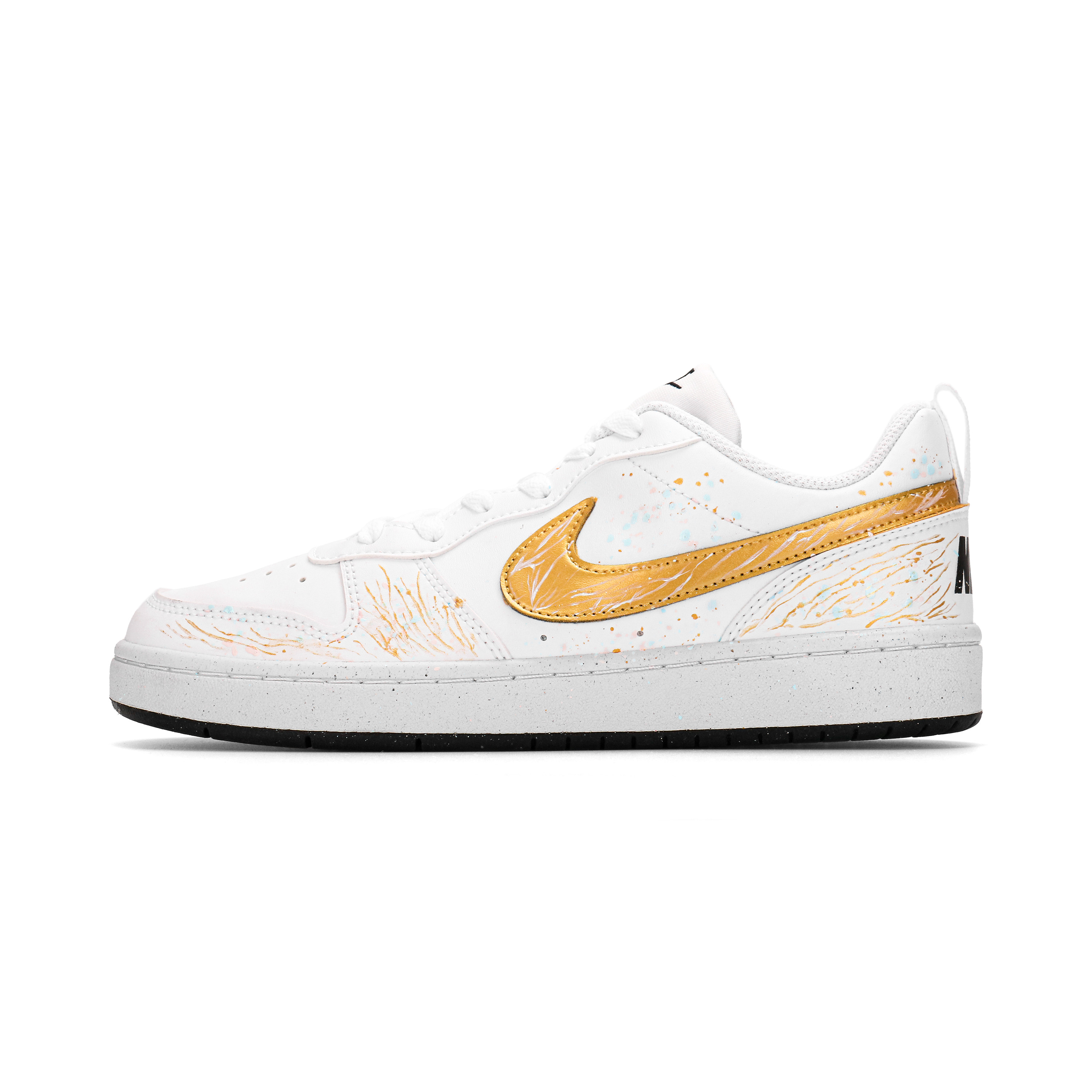 

Детские скейтерские кроссовки Court Borough для младших школьников Nike, белый