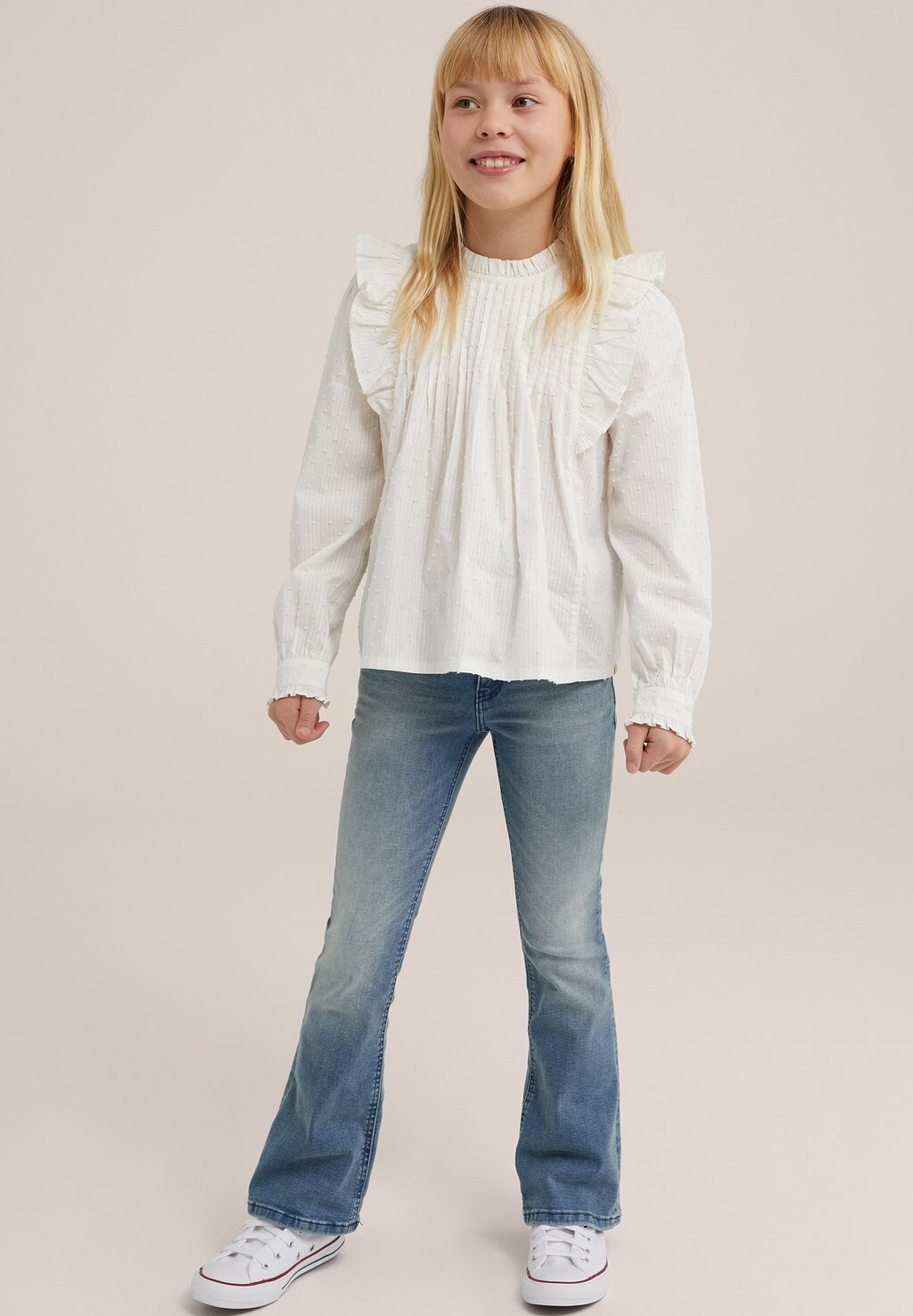 

Блузка WE Fashion, белая, Белый, Блузка WE Fashion, белая