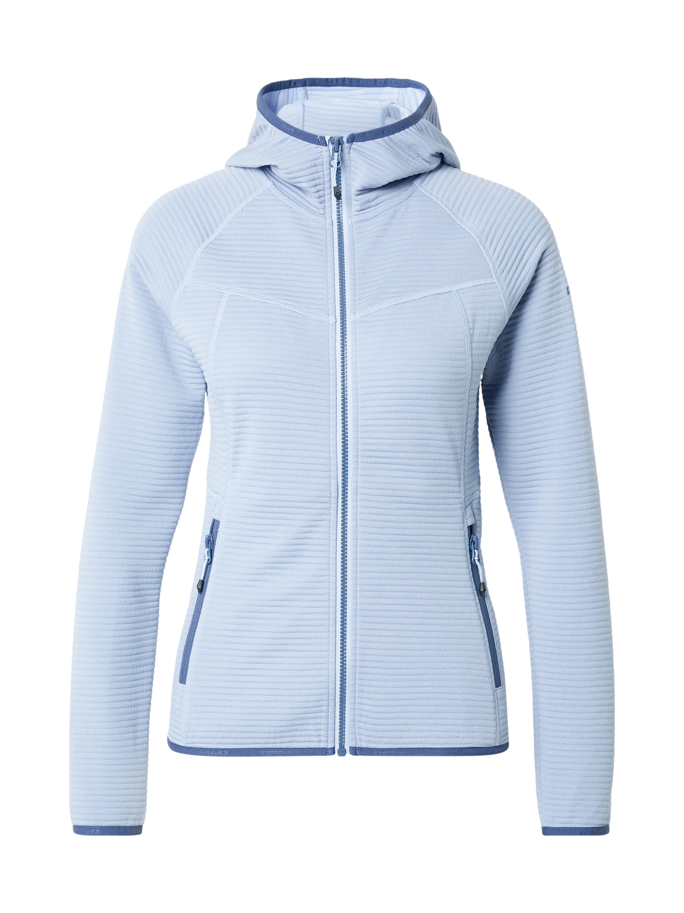 

ICEPEAK Толстовка с молнией 'BERRYVILLE' Athletic в цвете Dusty Blue, Light Blue