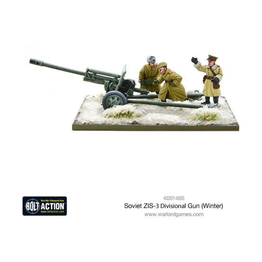 

Советская дивизионная пушка ЗИС-3 (зима), Bolt Action - Soviet (28mm)