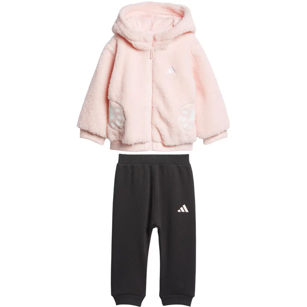 

Детский спортивный комплект Casual Sportswear 2 Piece Set Adidas, розовый/черный