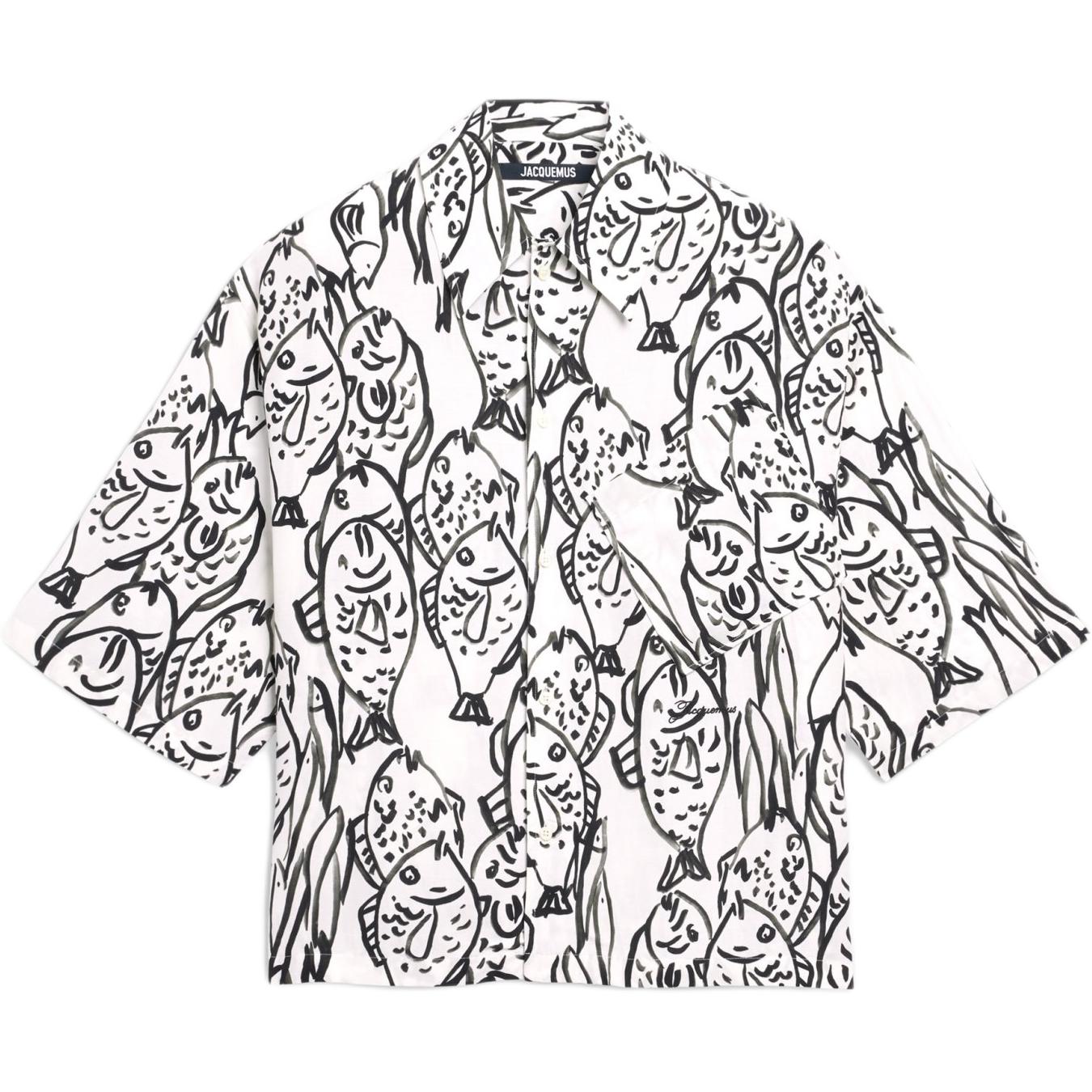 

Рубашка Aloe с пуговицами Jacquemus, белый