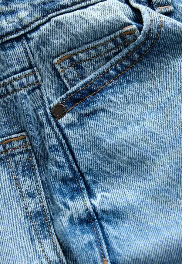 Очень широкие джинсы прямого кроя Next, Mid Blue Denim — фото 3