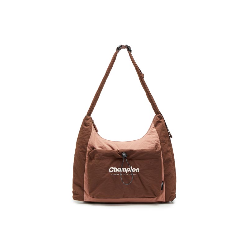 

Champion Тканевая сумка через плечо большая унисекс разноцветная, Pinecone Brown/Roasted Almond Brown