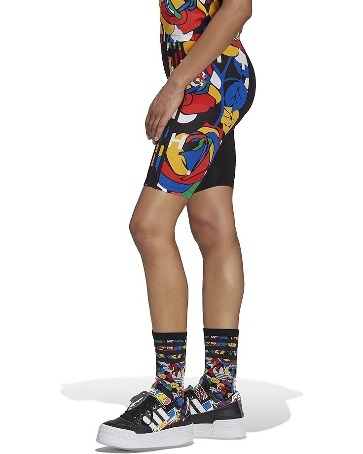 

Шорты Adidas Rich Mnisi Shorts Tights, цвет Black/Multicolor